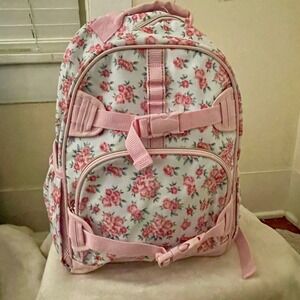 LoveShackFancy Antoinette Floral Backpack Pottery Barn Pink Large Minor Defect